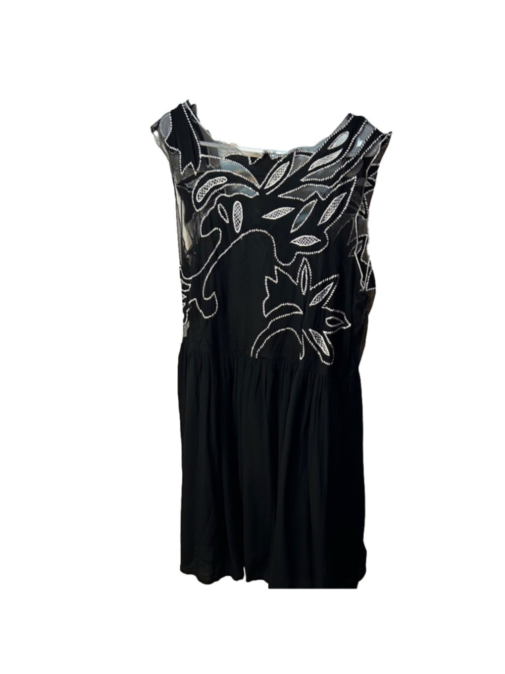 ASOS Women’s Size 14 Whimsy Goth Black Embroidered Dress – NWT